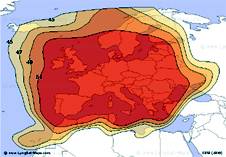 astra 1m footprint