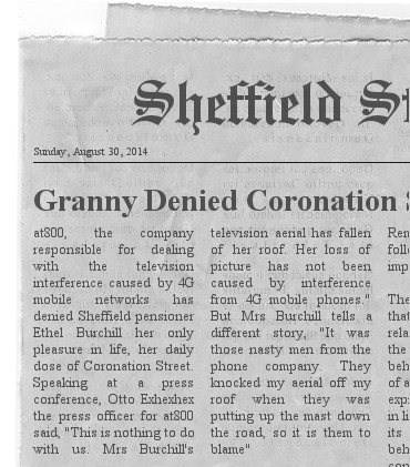 sheffield pensioner denied tv